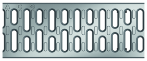ACO Drainlock grille, NW 100, classe C 250