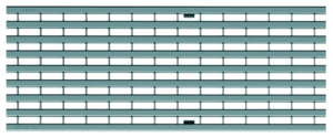 ACO Drainlock grille, NW 150, classe B 125