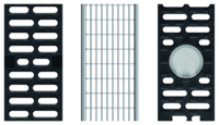 ACO Drainlock grille, NW 100, classe D 400
