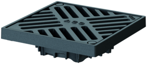 Cadres de surhaussement et grilles de siphon Passavant Spin