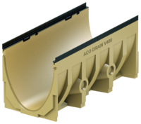Gootlichaam zonder verval, 1000 mm