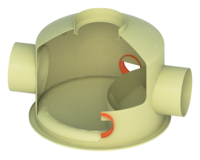 Externe bypass G-H / scheidingswand