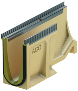 Caniveau avec pas d'inversion (5 cm), longueur 500 mm Caniveau avec pas d'inversion (5 cm), longueur 500 mm