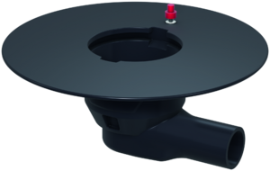Corps de siphon de sol DN 50 avec sortie latérale à 1,5°
