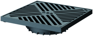 Cadres de surhaussement et grilles de siphon Passavant Spin