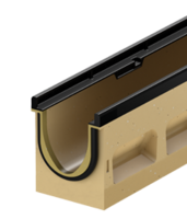 Gootlichaam zonder verval, 1000 mm, Type-I