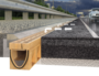 Caniveaux de drainage monolithiques