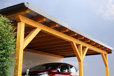[Translate to Français:] Carport afwatering infiltratie