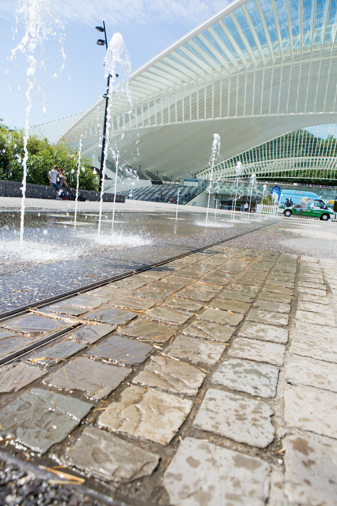 ACO afvoergoten in Gare des Guillemins