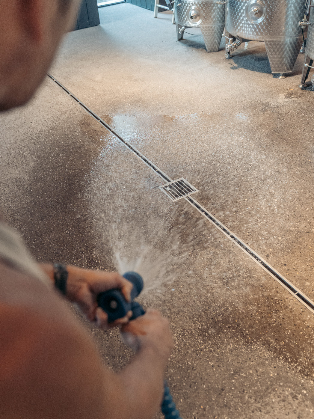 Aco Hygienische Afvoergoten Inox Valke Vleug Wijndomein-11