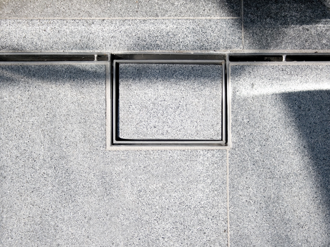 ACO Euroline Discret Inox trappe d’accès carrelée