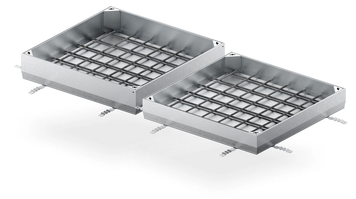 ACO TopTek Uniface Couvercle de tuiles profondes en acier inoxydable