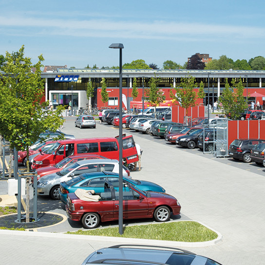 Récolte et traitement ACO des eaux pluviales sur les parkings