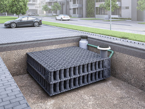 Aco Stormbrixx Infiltratiebekken Onder Parking