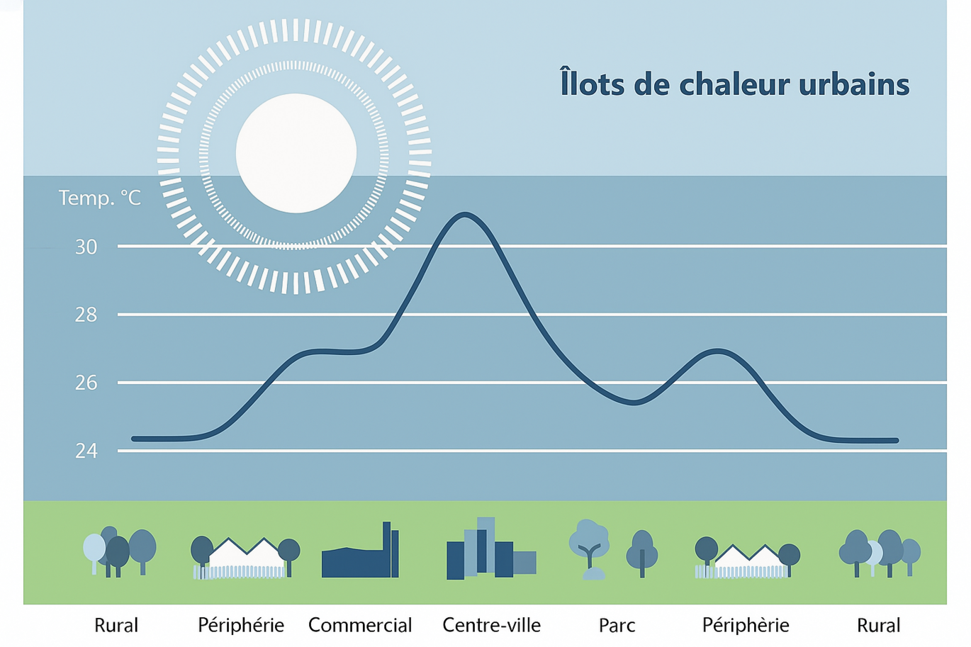 Ilots de chaleur urbains