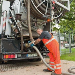 Onderhoudsman van een vetafscheider