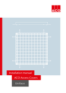 Instructions d'installation ACO Toptek Uniface (EN)