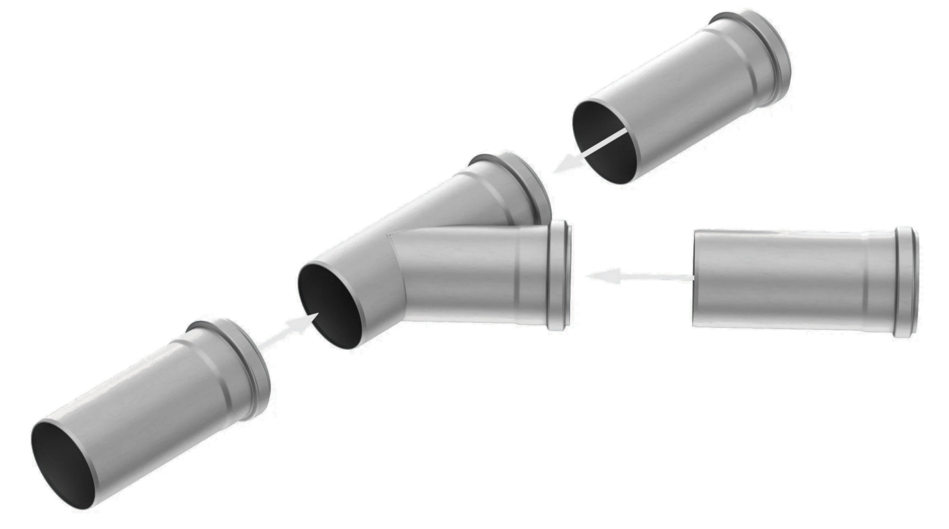 Aco Pipe Inox Buizen Push Fit Voorbeeld