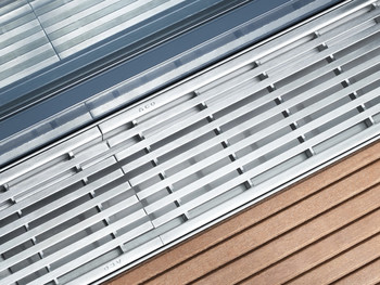 Grille passerelle longitudinale