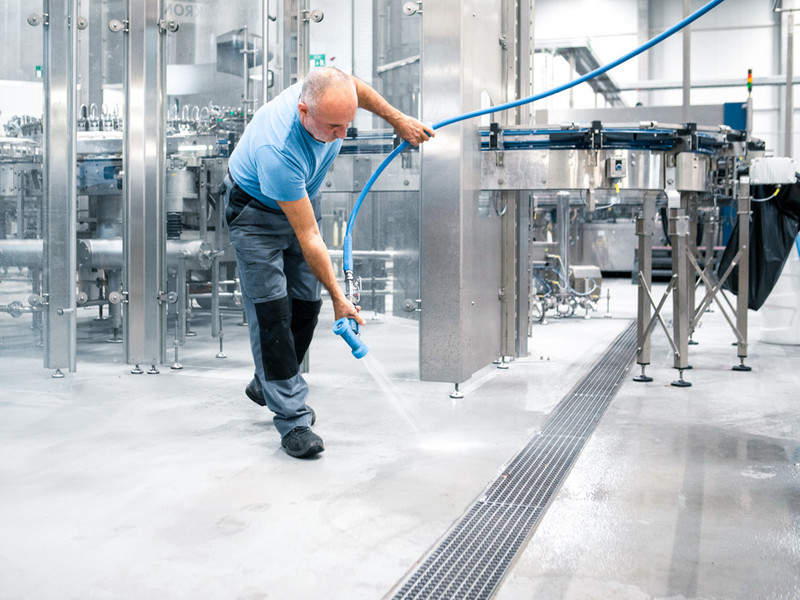 Hygiène et efficacité de l'évacuation des eaux dans toute la brasserie