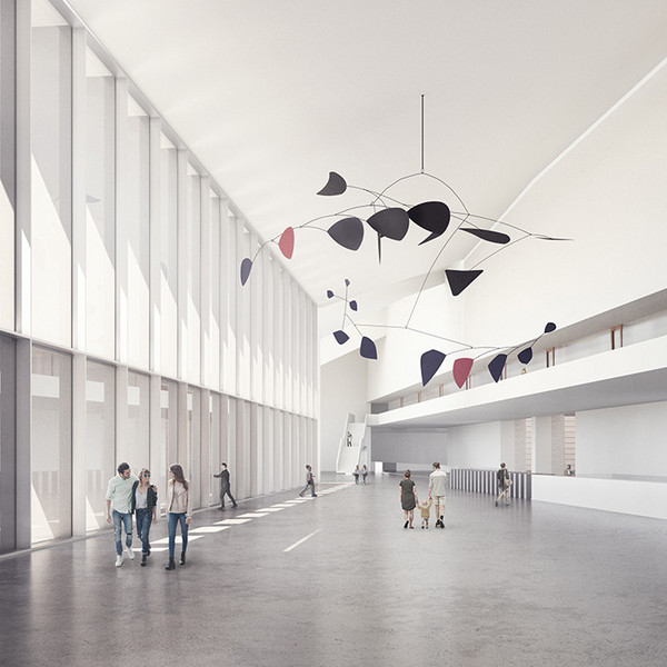 Beursgebouw in Luik interieur