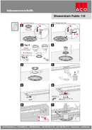 ACO DOUCHE SHOWERDRAIN PUBLIC 110 INBOUW