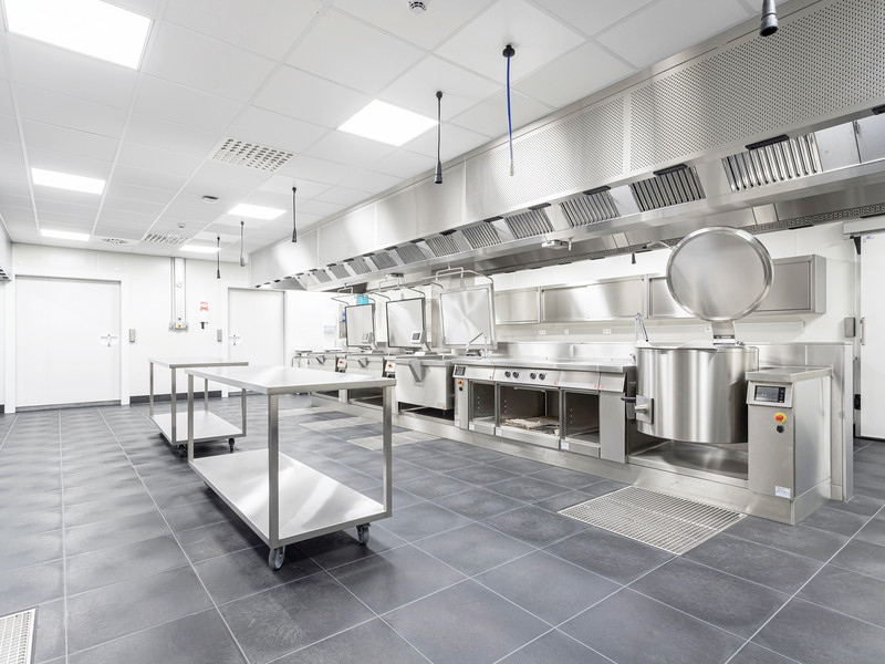 Cuisine industrielle AZ Groeninge Courtrai