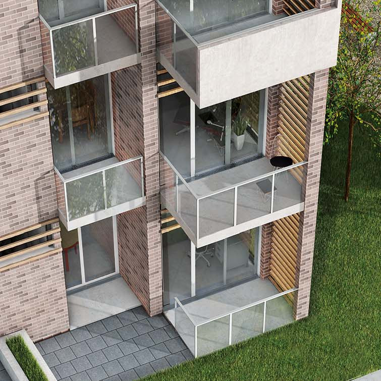 Balkon-
afvoeren