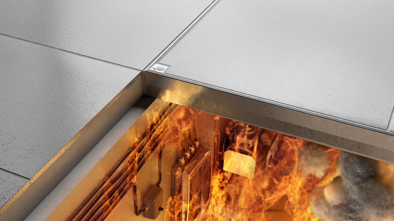 Brandwerend tegeldeksel ACO Uniface GS/SS