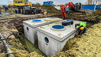 Séparateur d'hydrocarbures à Wolvertem