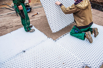 ACO Grindmatten Inbouw Gescrhankte Plaatsing