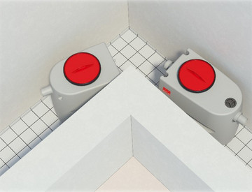 Séparateur de graisse LipuJet-G-D construit en plusieurs parties