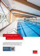 Flyer Drainage autour de la piscine