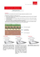 Instructions de pose ACO Area dalle gazon