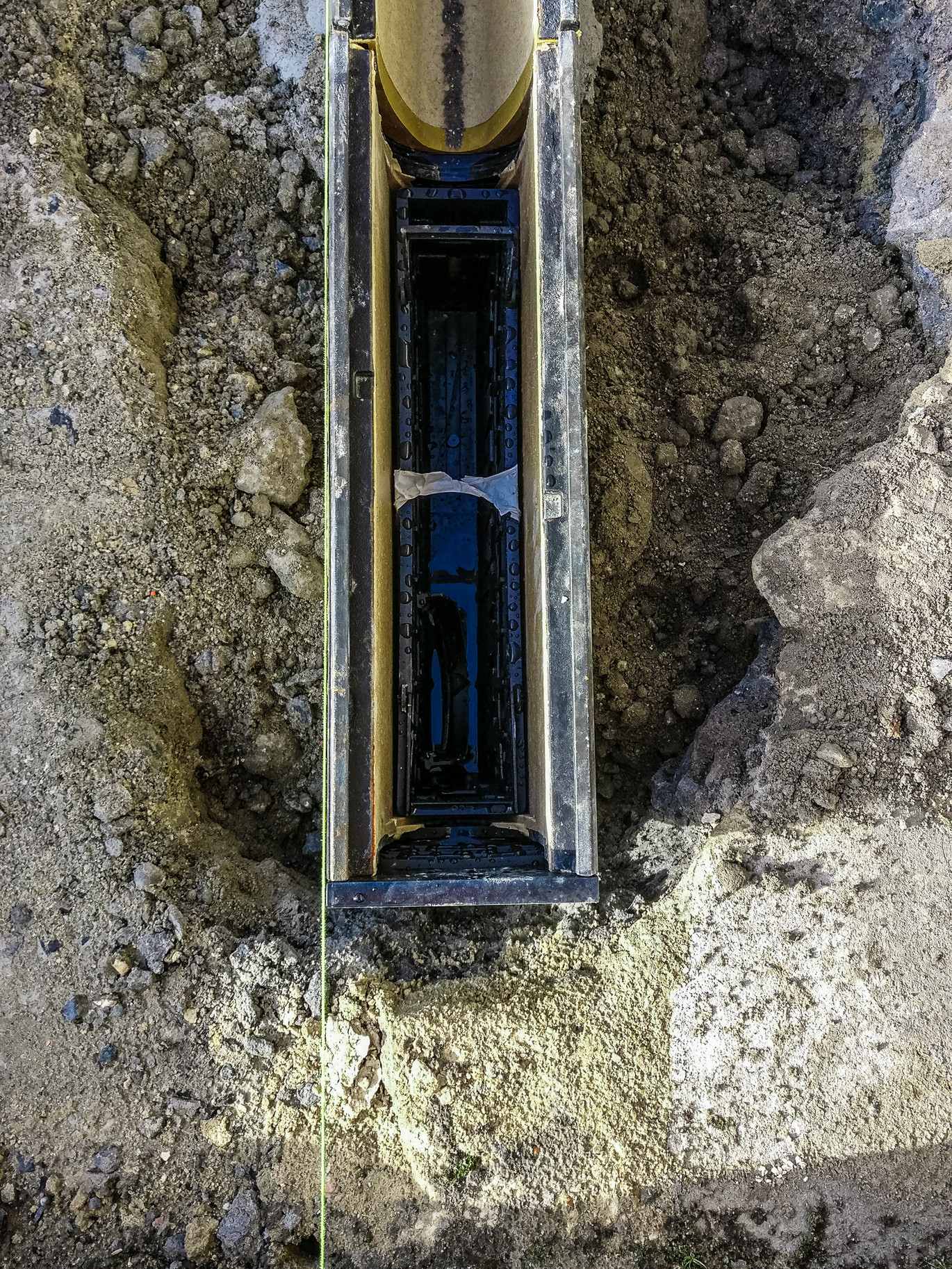 [Translate to Français:] PowerDrain Seal in afvoergoten voor Woodrow Wilson plein in Gent