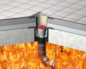 Aco Wal Selecta Compact Brandveilige Afvoerput Thumb