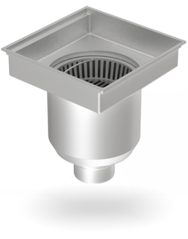 High capacity hygiënische afvoerput 414