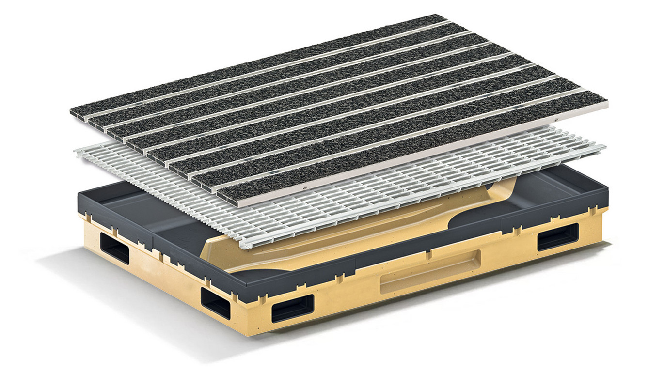 Tapis de sol drainant ACO CleanBox