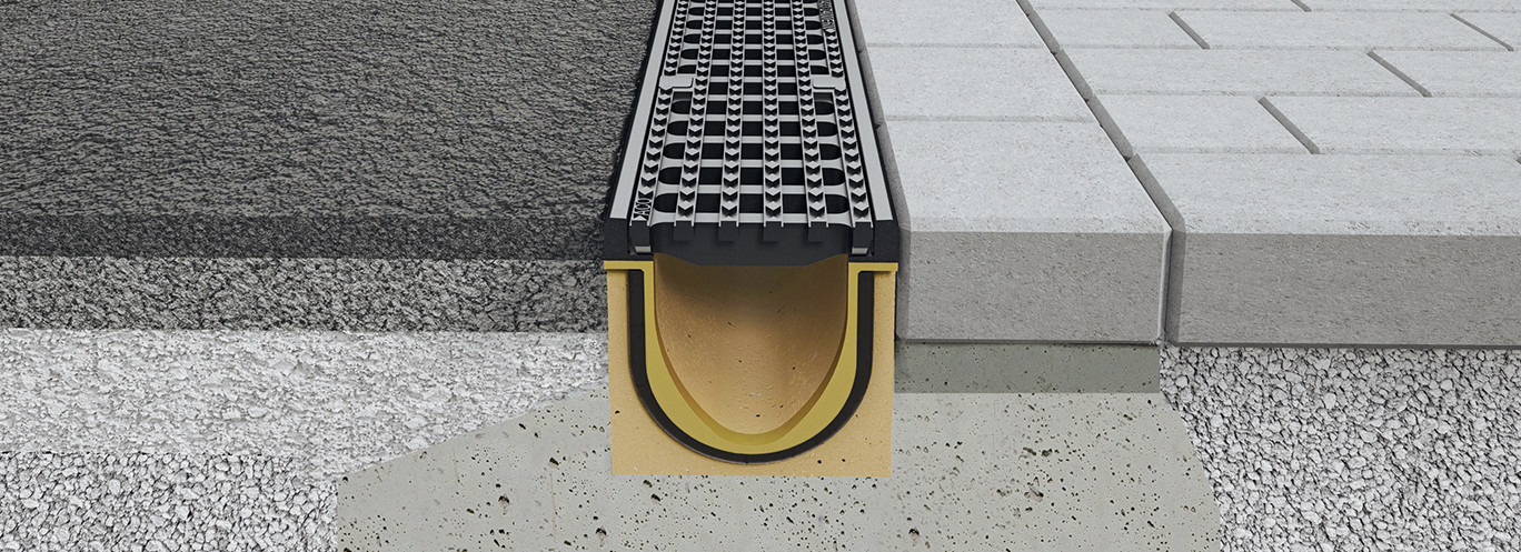 PowerDrain Seal in caniveaux de drainage PowerDrain pour charges lourdes