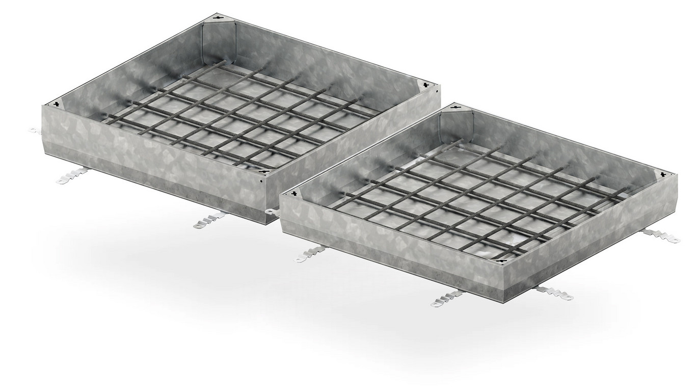 ACO TopTek Uniface Deep tegeldeksel uit verzinkt thermisch staal UltraSTEEL®