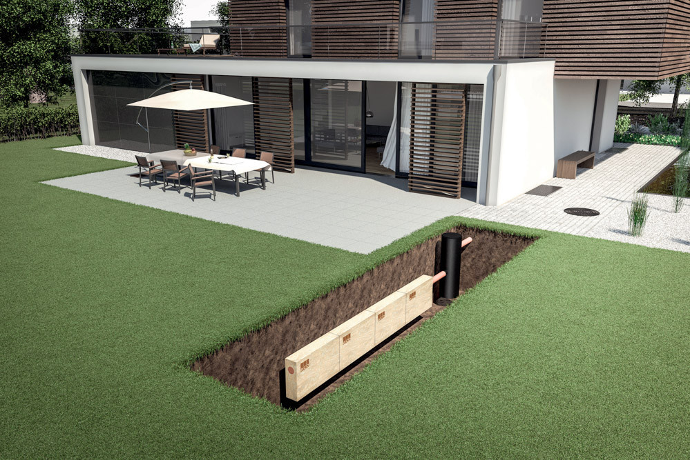 ACO Infiltration Line bloc d'infiltration terrasse