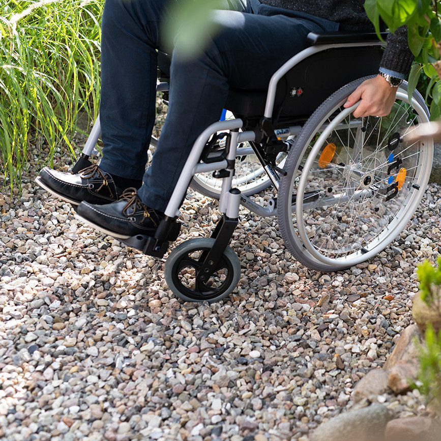 Dalle de gravier ACO Gravel Grid carrossable en fauteuil roulant