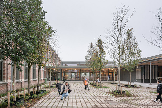 Terrain de jeu pavé à Hoboken