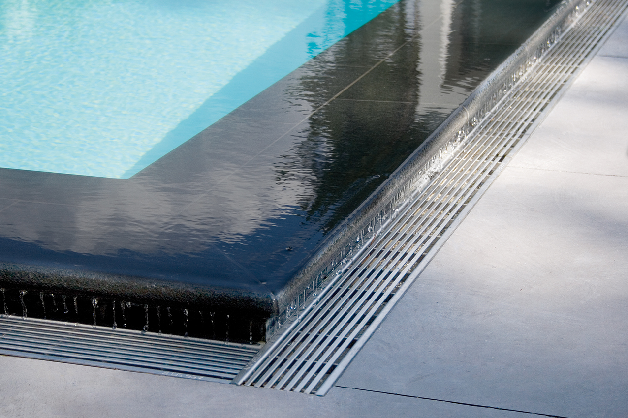 Drainage de piscine ACO Euroline Inox