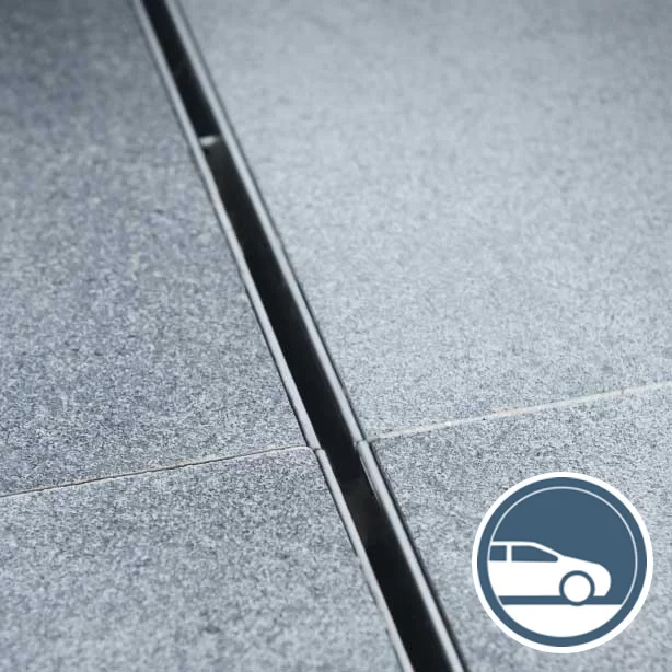 Euroline Discreet Inox discrete sleufgoot