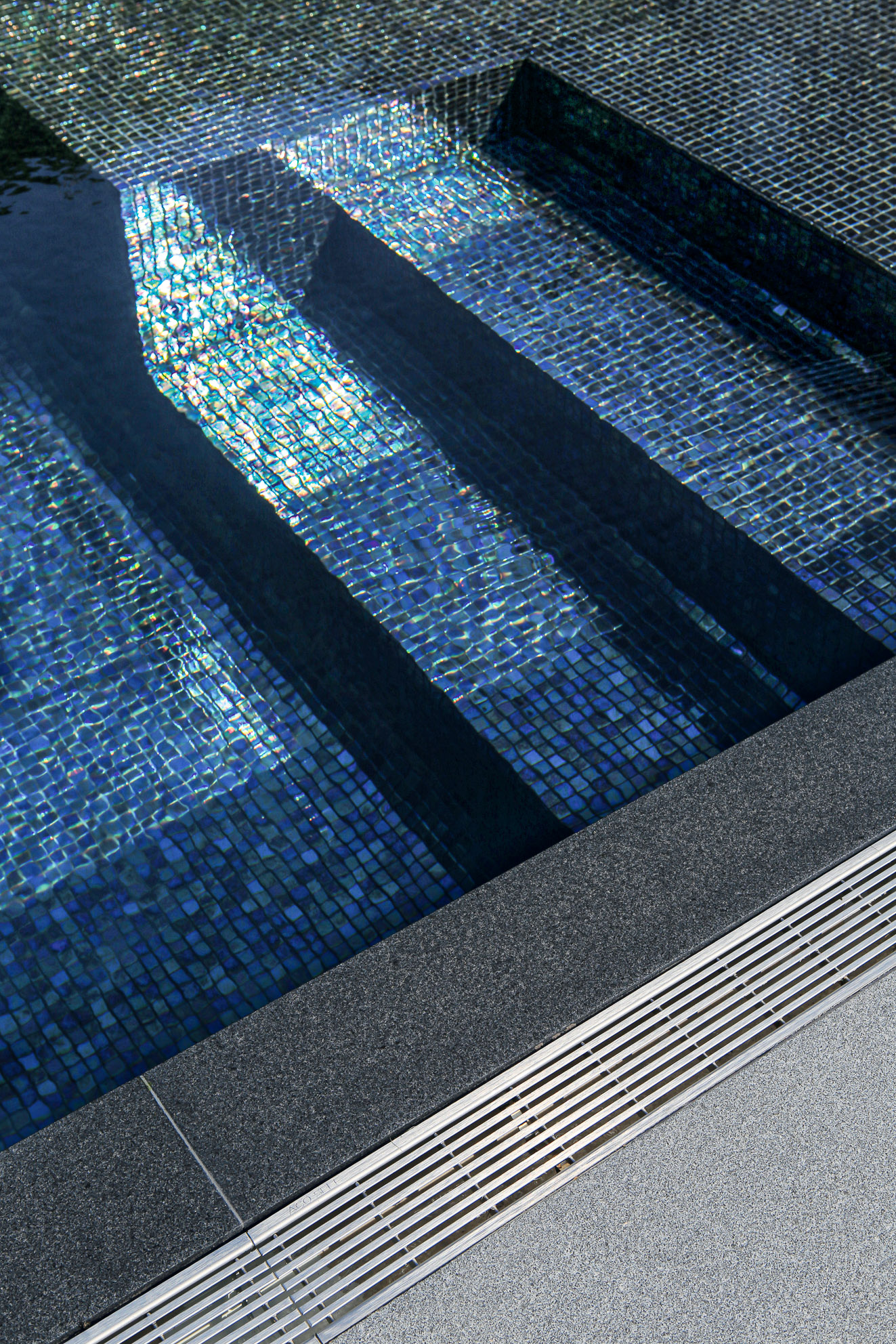 ACO Euroline Inox afvoergoot met lengtestaafrooster uit inox