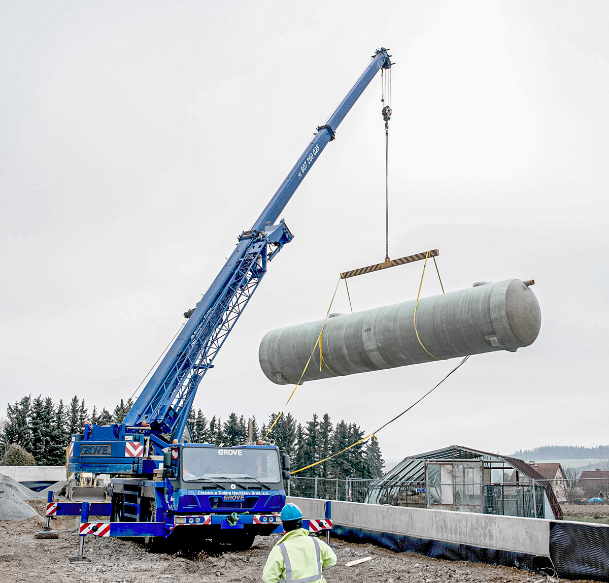 Installation ACO Oleopator-G-H séparateur d'huile Fluvius Malines