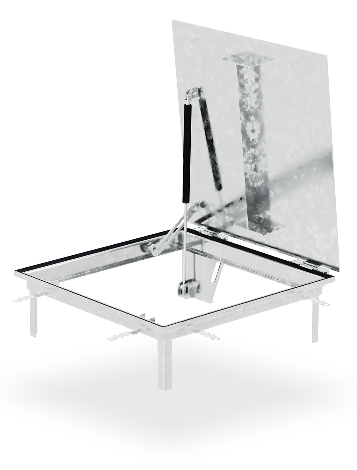 ACO TopTek Solid Assist deksel uit inox