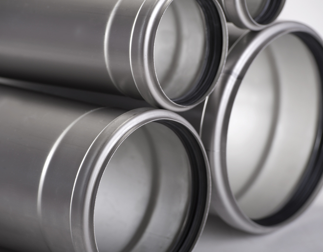 Verschillende ACO inox buizen