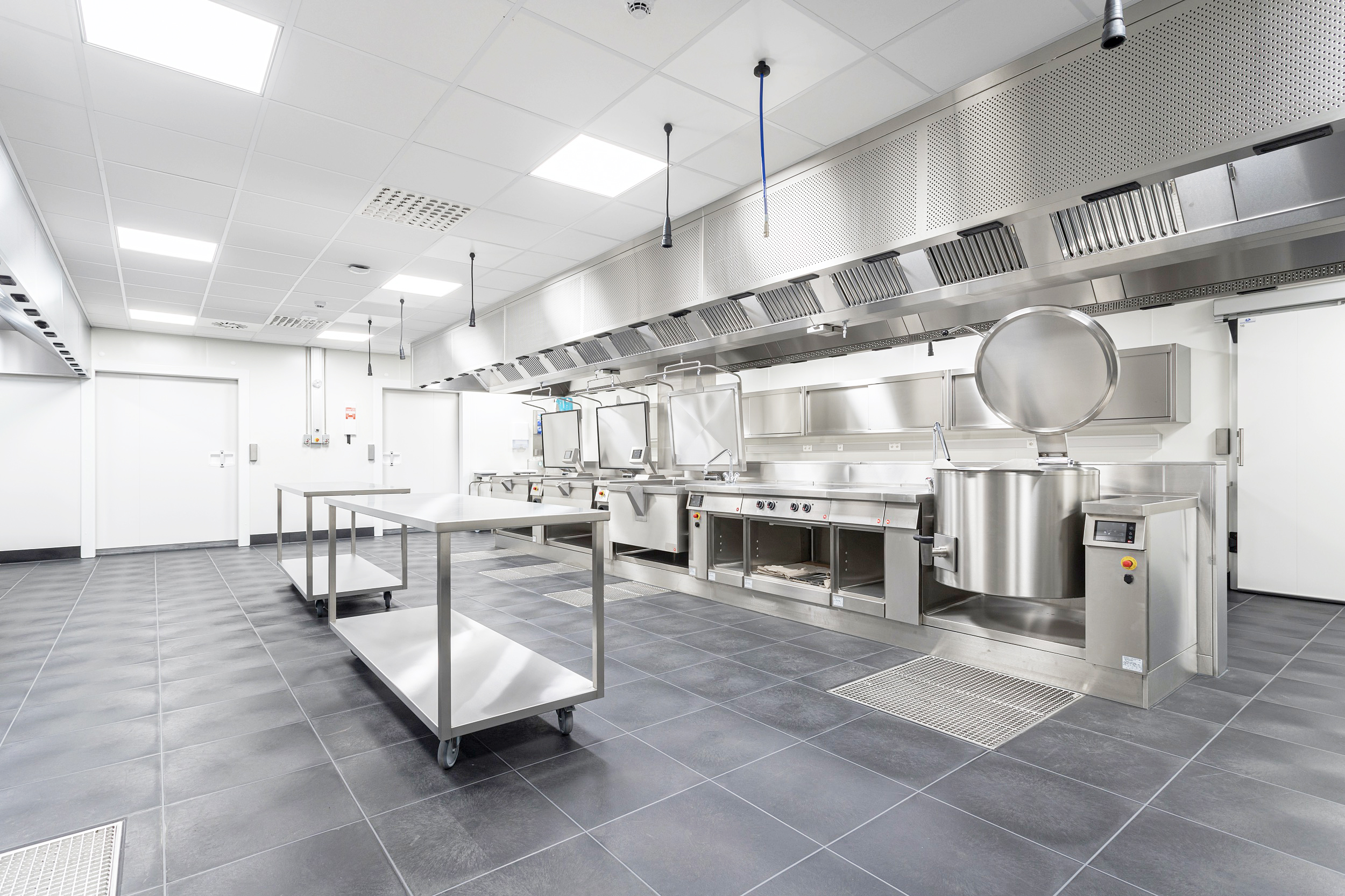 Cuisine industrielle AZ Groeninge Courtrai